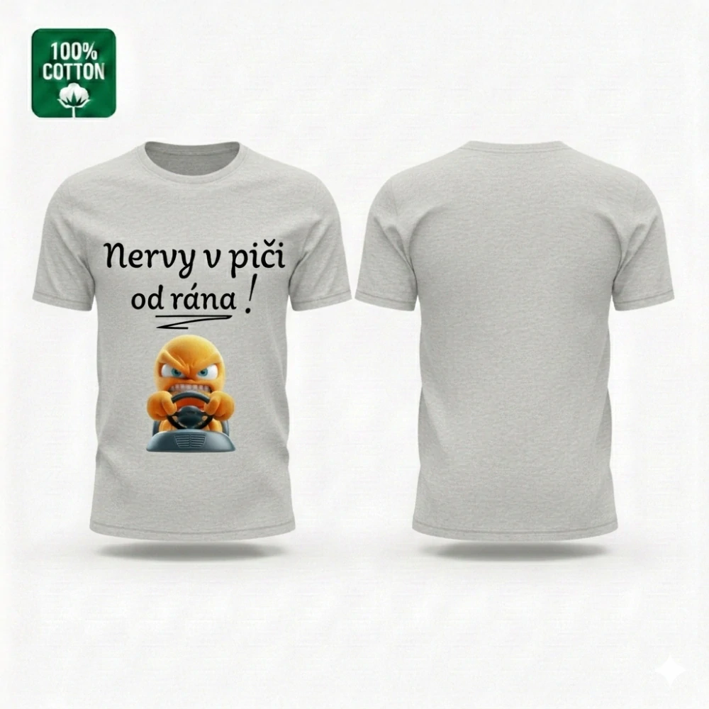 Tričko – „Nervy od rána“